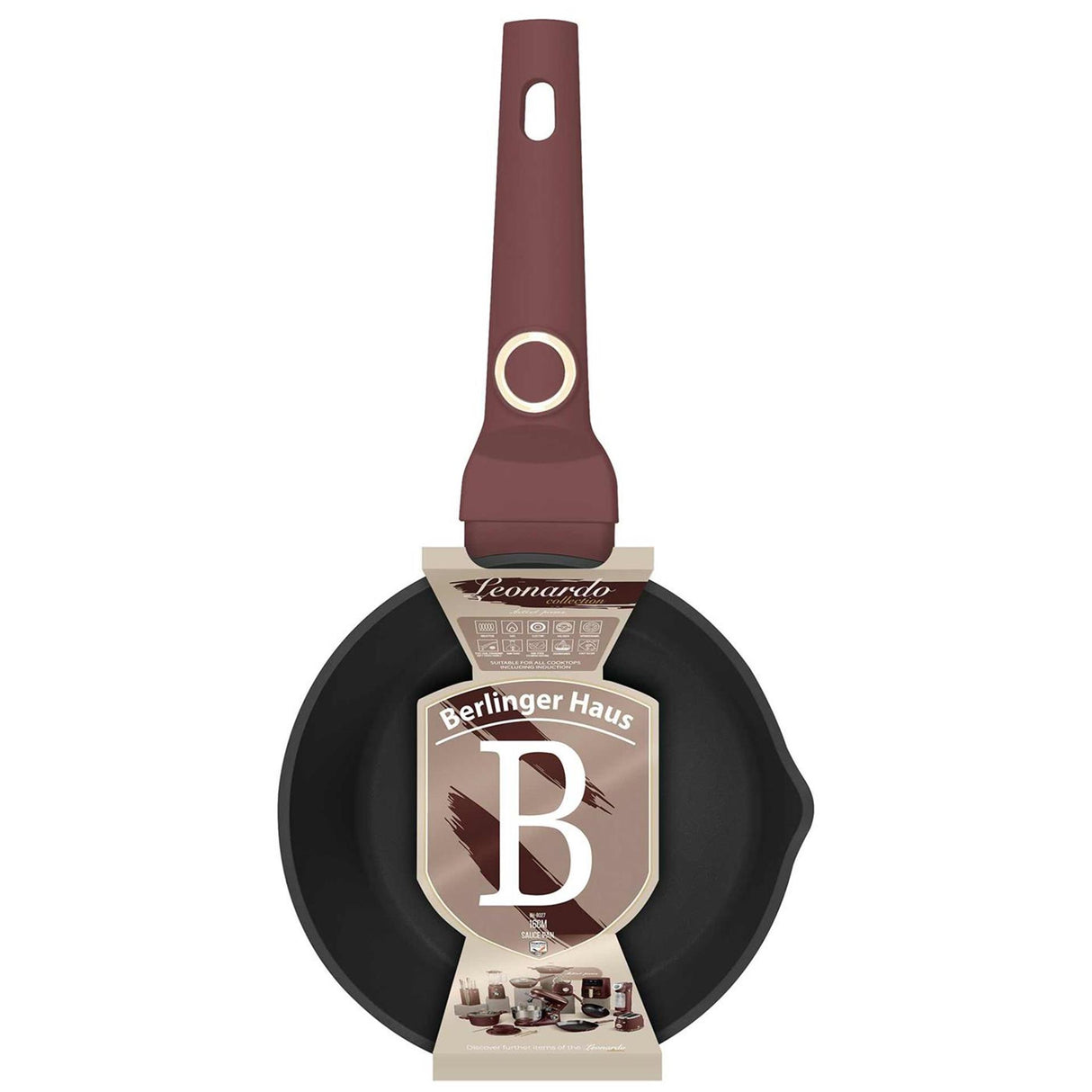 Berlingerhaus steelpan 16cm leonardo