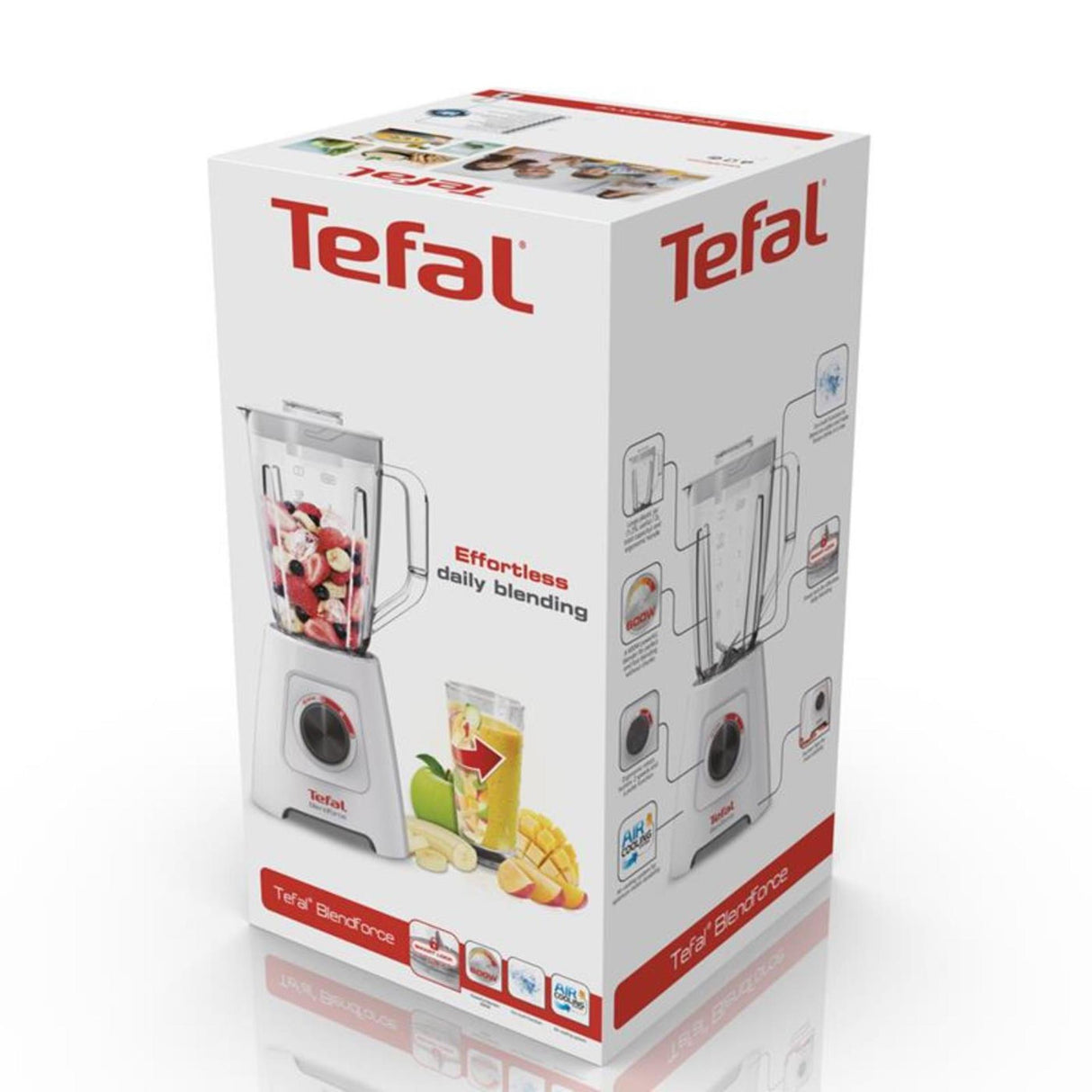 Tefal blender blendforceii kunststof wit