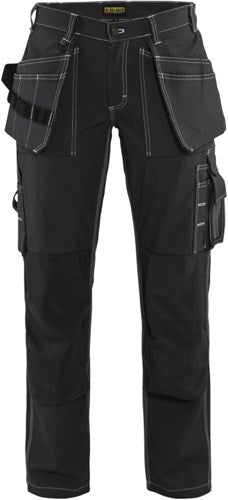 Blåkläder dames werkbroek 15451370 | zwart | maat 38 - 7330509500446