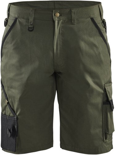 Blåkläder garden short 14641835 | army groen | maat 48 - 7330509299418