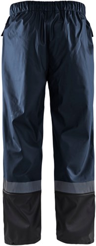 Blåkläder regenbroek level 2 13222003 | donker marineblauw zwart | maat l - 7330509655979