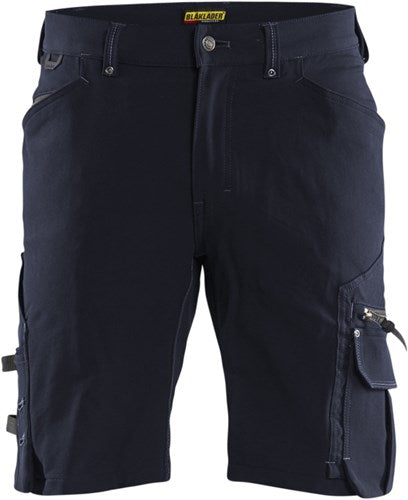 Blåkläder short 4-weg stretch x1900 zonder spijkerzakken 19871644 | donker marineblauw zwart | maat 44 - 7330509688274