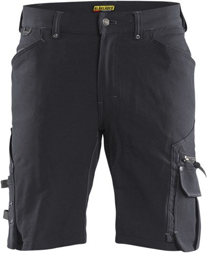 Blåkläder short 4-weg stretch x1900 zonder spijkerzakken 19871644 | donkergrijs zwart | maat 60 - 7330509697801