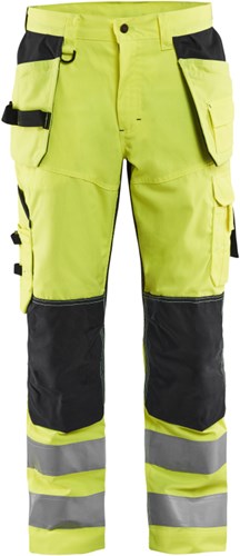 Blåkläder werkbroek high-vis met ventilatie 15651811 | high vis geel zwart | maat 48 - 7330509516164