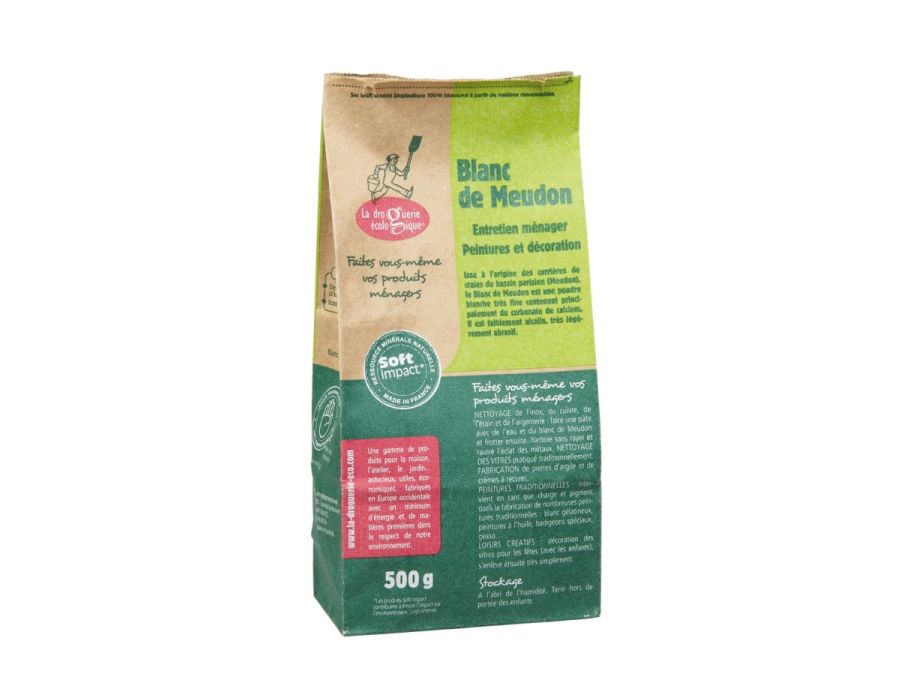 La droguerie écologique witkalk - blanc de meudon - zilverpoets - 500g