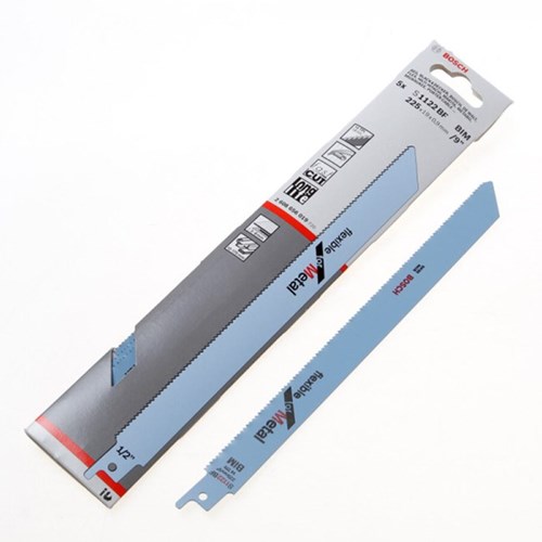 Bosch accessoires 5x reciprozaagblad flexible voor metaal s1122bf - 2608656019