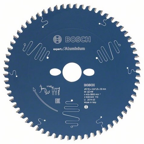 Bosch accessoires bosch cirkelzaagblad expert for aluminium 235x30x2.6 1.8x80 t
