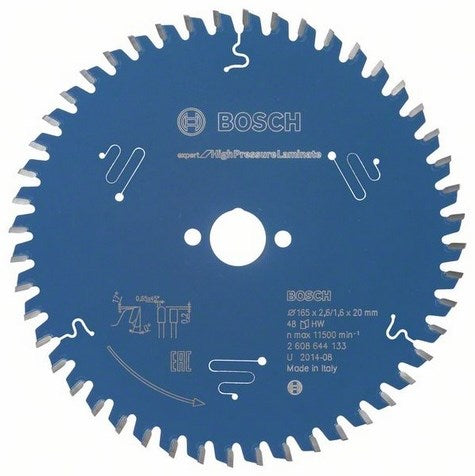 Bosch accessoires cirkelzaagblad expert for highpressurelaminate (trespa) 165x20x2.6 1.6x48t - 2608644133