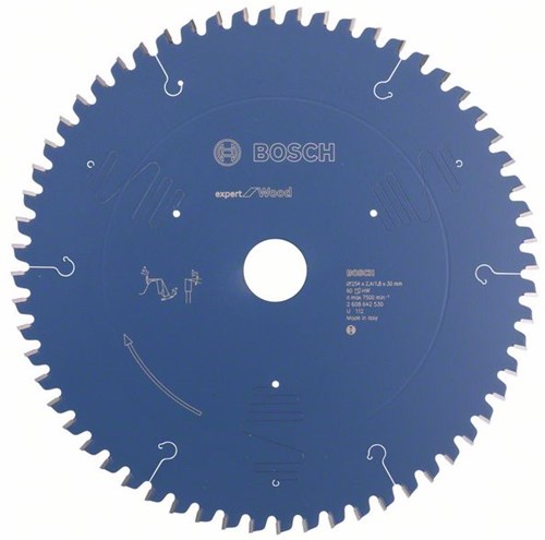 Bosch accessoires cirkelzaagblad expert for wood 254x30x2.4 1.8x60 t - 2608642530