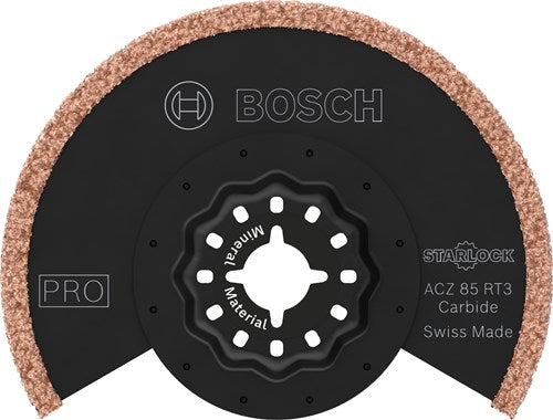 Bosch accessoires bosch pro acz 85 rt3 - multigereedschap zaagblad - segmentvormig - carbide-riff - starlock
