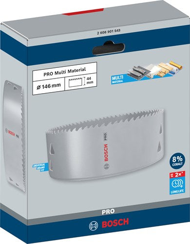 Bosch accessoires pro multi material gatzaag | 146 mm | met schroefdraad - 2608901543