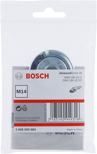 Bosch accessoires bosch accessories 2608000684 snelspanmoer m14