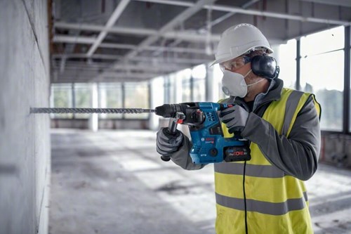 Bosch blauw gbh 18v-28 c | accu boorhamer | met sds plus | zonder accu en lader - 0611920000