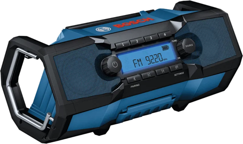 Bosch blauw gpb 18v-3c professional | bouwradio 18v | fm en bluetooth | zonder accu's lader - 06014a3200