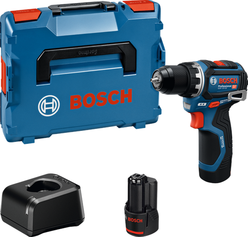 Bosch blauw gsr 12v-32 accuschroefboormachine | 2x gba 12v 2,0 ah en lader gal 12v-20 - 06019n7002