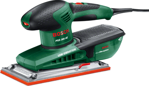 Bosch groen bosch pss 300 ae vlakschuurmachine - op snoer - 250 w