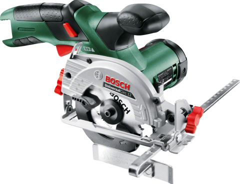 Bosch groen bosch universalcirc 12 accu cirkelzaag - inclusief zaagblad - losse body (geleverd zonder 12 v accu en lader)