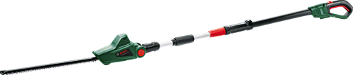 Bosch groen bosch universalhedgepole 18 telescopische heggenschaar - 43 cm meslengte - zonder 18 v accu en oplader