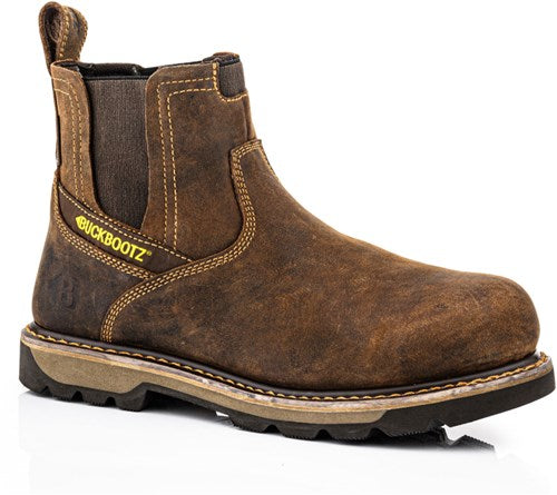 Buckbootz instapper b1180 s3 | donkerbruin | maat 43 - 5055138021958