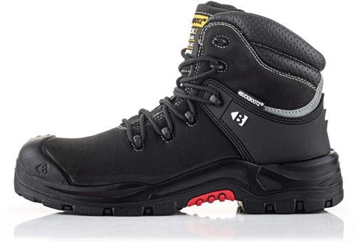 Buckbootz werkschoen nubuckz nkz102blk s3s 2.0 | zwart | maat 47 - 5055138023167