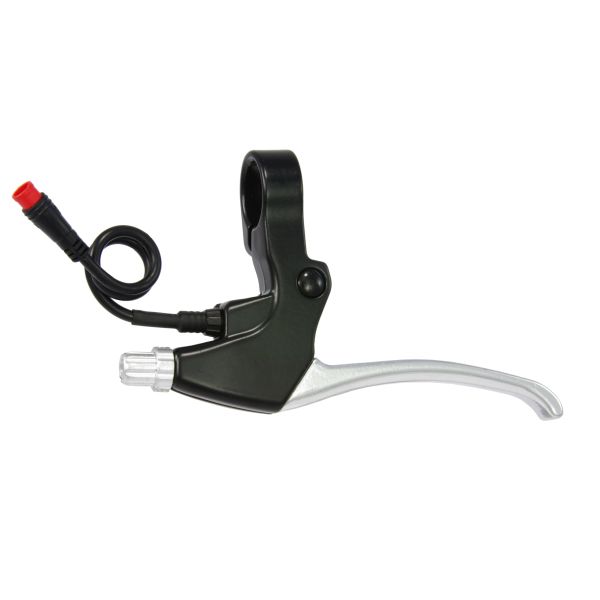 Saccon lebk74a5p05 remgreep set e-bike met remonderbreker zwart zilver