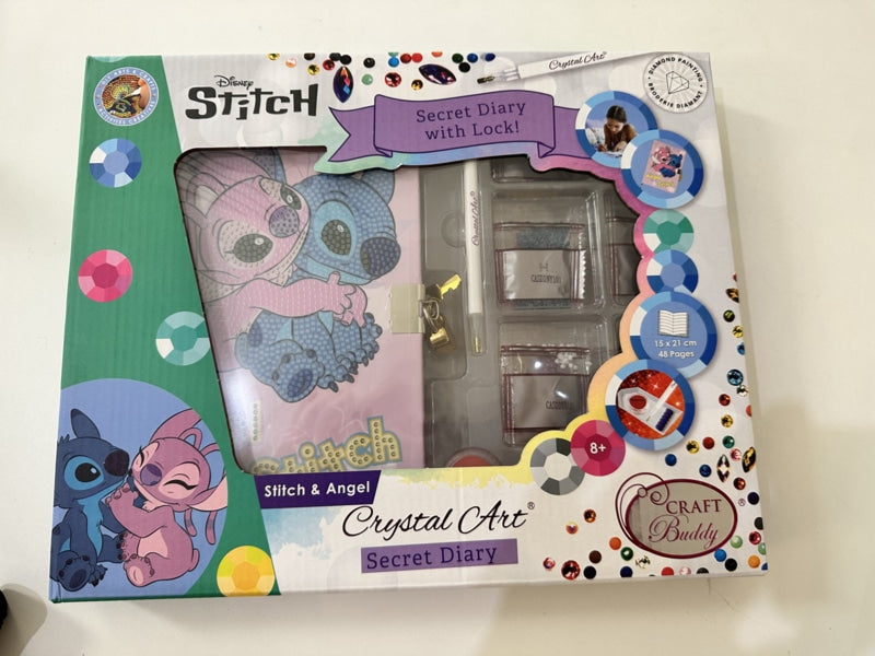 Jonotoys diamond painting - dagboek stitch angel