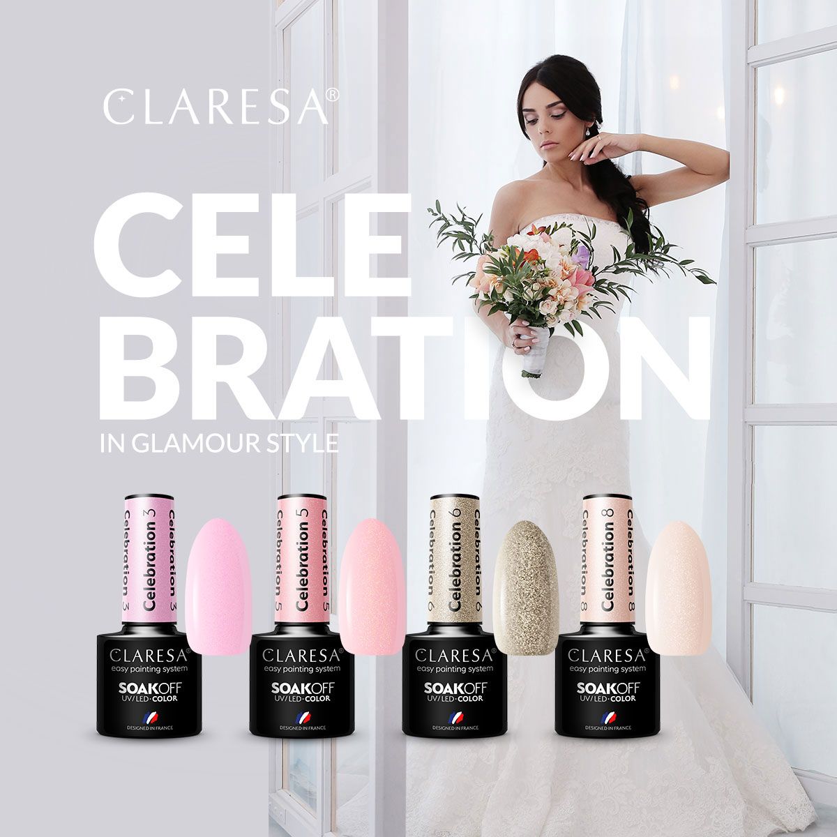Claresa uv led gellak 5ml celebration 5