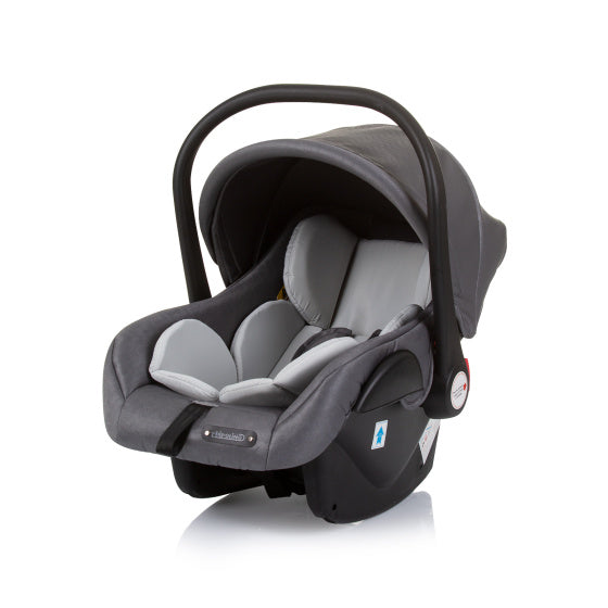 Chipolino Havana Autostoel met Adapters 40-85 cm Groep 0+ Silver Grijs