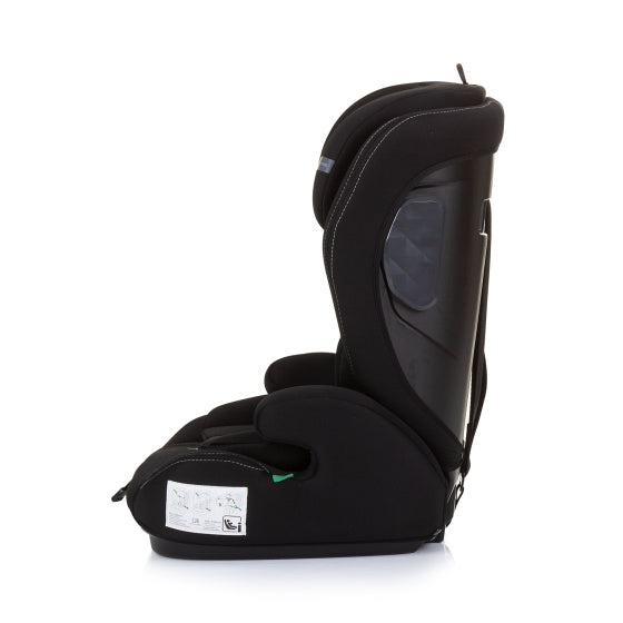 Chipolino icon autostoel i-size 76 -150 cm groep 1, 2 én 3 obsidian zwart