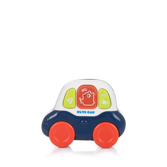Chipolino car 3-in-1 loopwagen met speelgoedauto muziek grijs