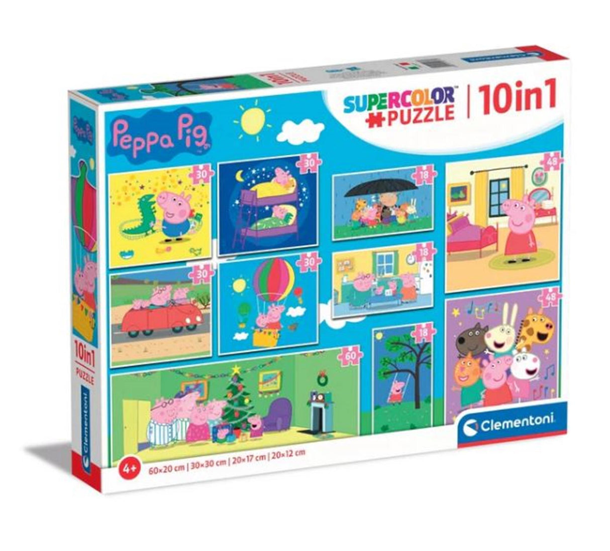 Clementoni puzzels peppa pig, 10in1