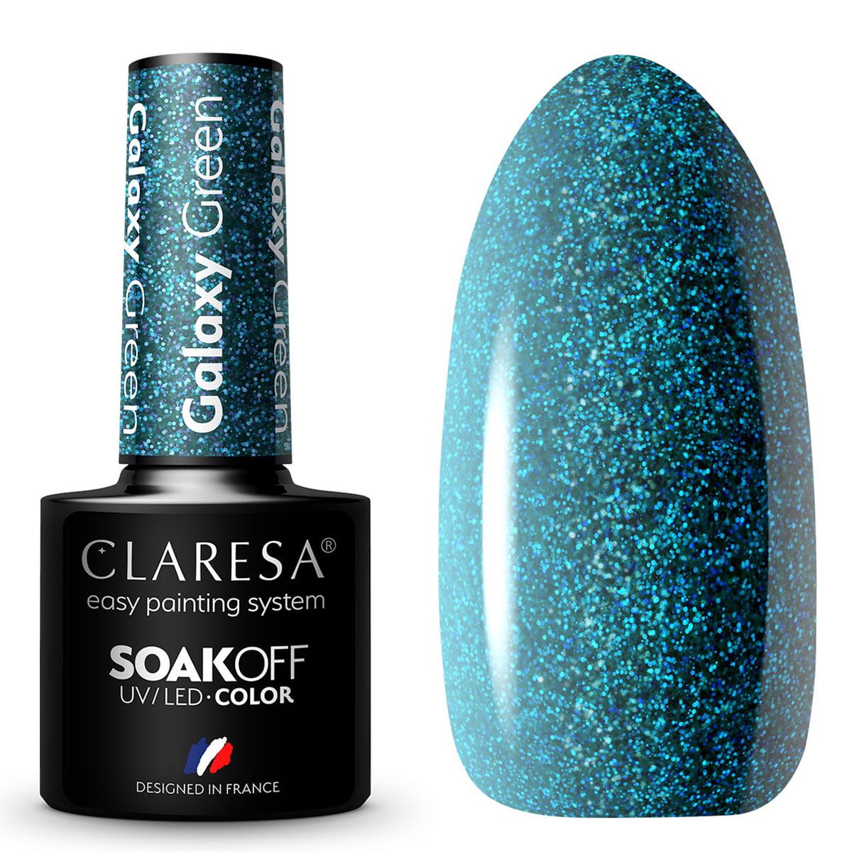 Claresa uv led gellak 5ml galaxy green
