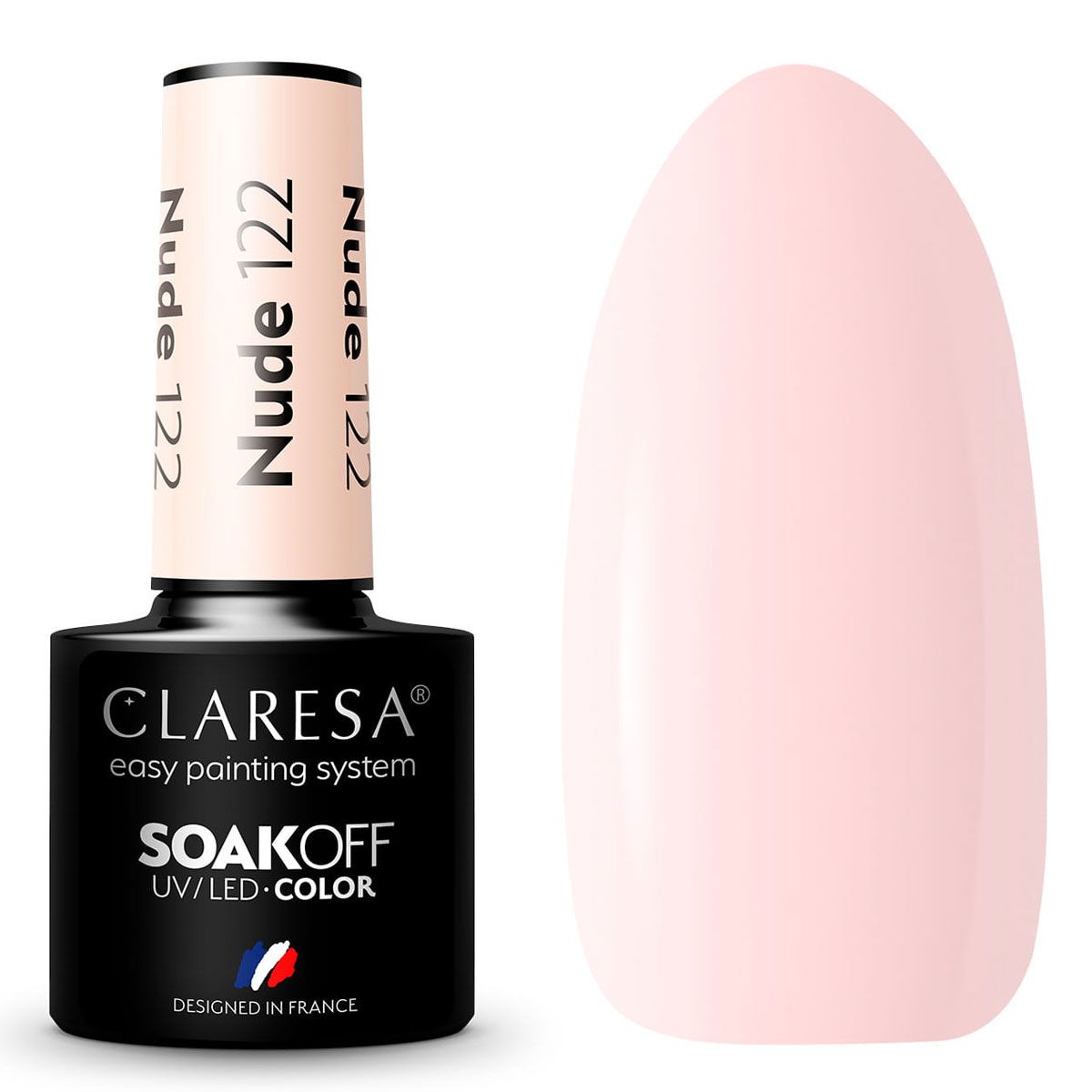 Claresa uv led gellak 5ml nude 122