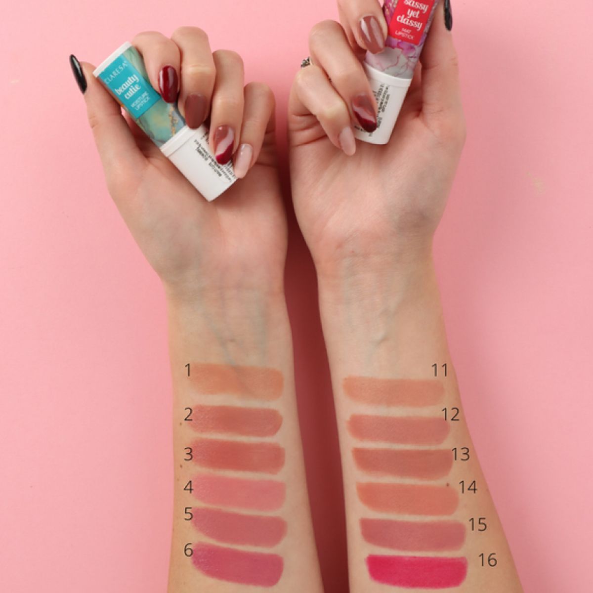 Claresa matte lipstick sassy yet classy 12 groovy 4ml