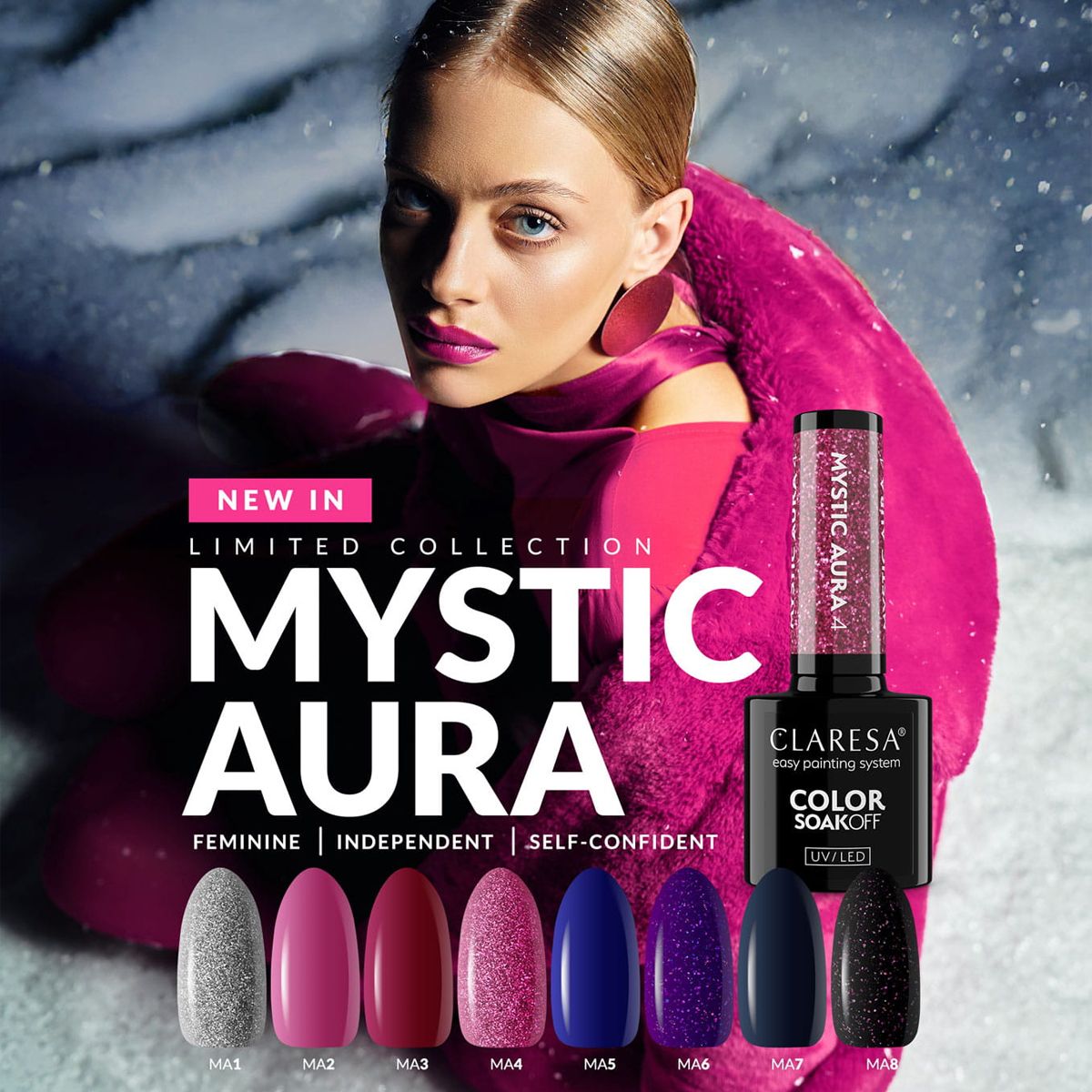Claresa uv led gellak 5ml mystic aura 2