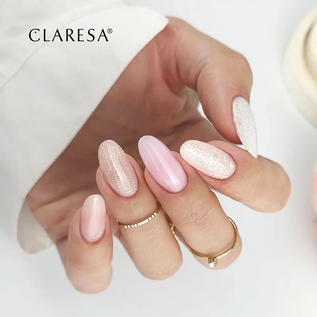 Claresa keratine soft easy builder gel moon sugar 45gr.