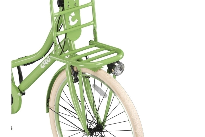 Crown berlin 28 inch 53 cm dames 7v v-brakes lichtgroen