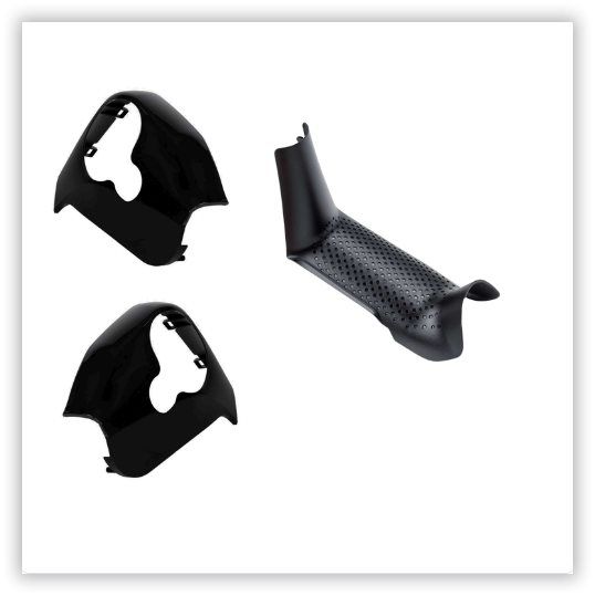 Koga motor cover boven, links en rechts e-nova zwart