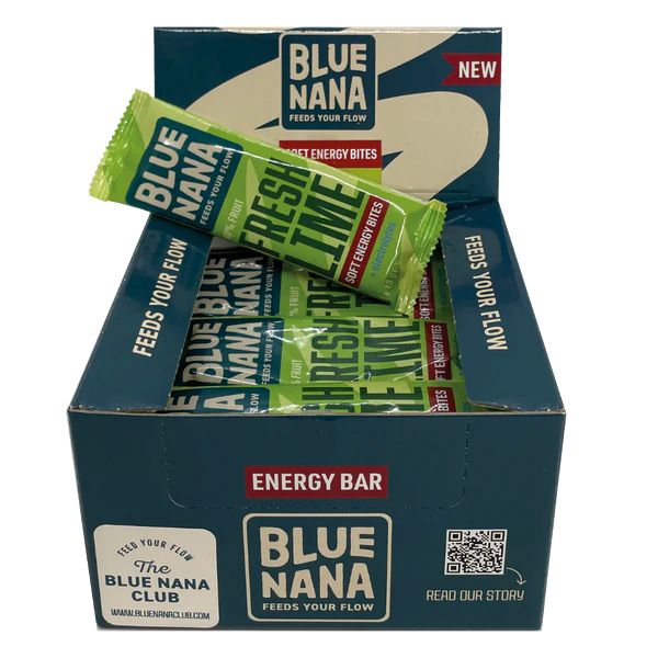 Blue nana energy bites fresh lime