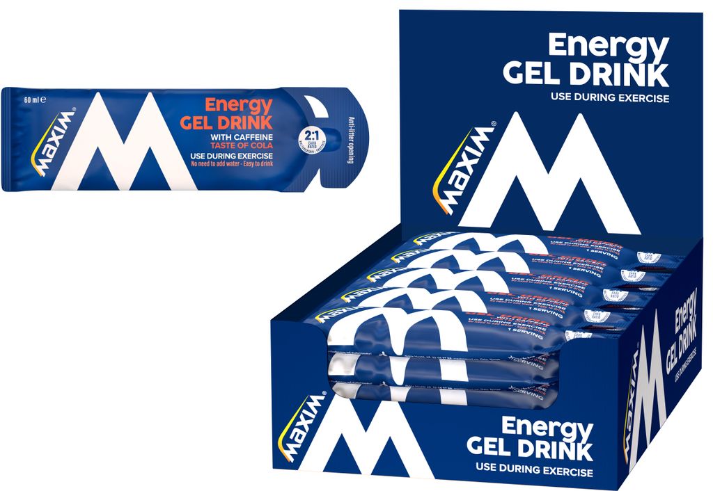 Maxim energy gel drink cola