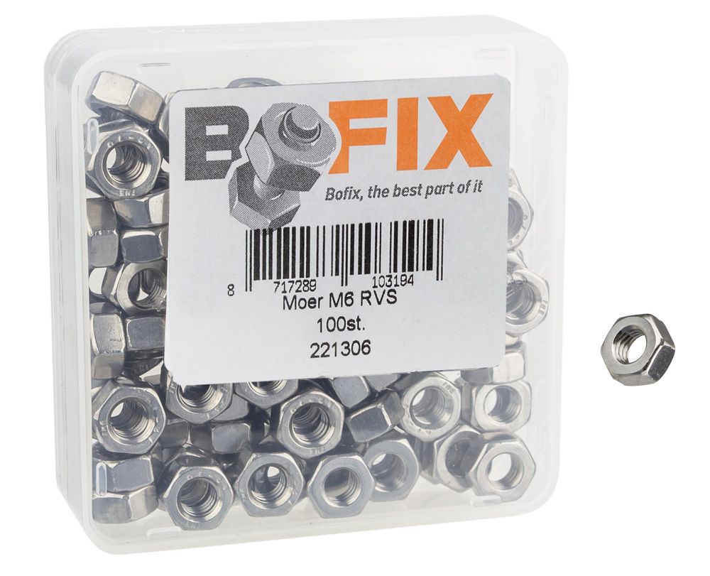 Bofix Moer M6 Rvs (P100)