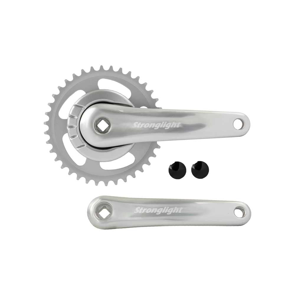 Stronglight krg twin 170mm 38 z. silver mod.26