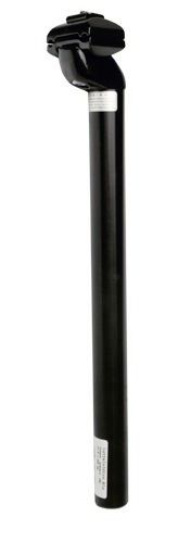 Ergotec zadelpen ATB CNC 26.8 x 350 zwart