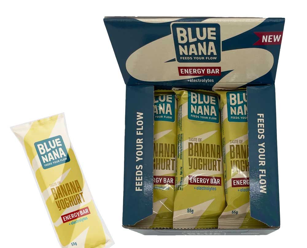 Blue nana energiereep banana yoghurt