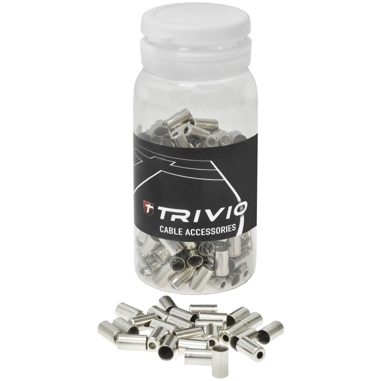 Trivio - ferrule ø5mm messing - 200 st.