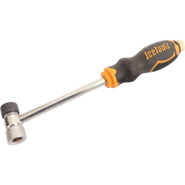 Buzaglo icetoolz compressorhandvat 240a911 alu rubber oranje zwart