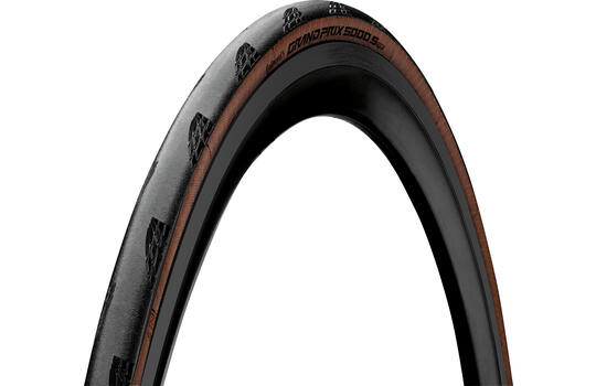 Continental Grand Prix raceband 700x25C, zwart bruin, tubeless, 25-622 ETRTO