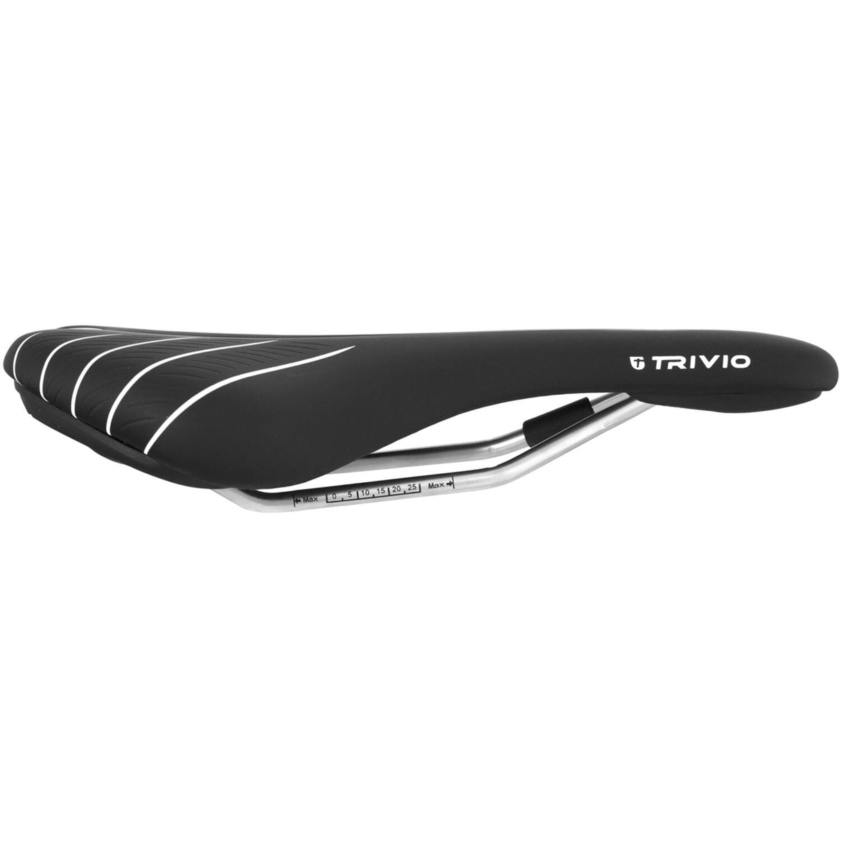 Trivio - leopard fietszadel zwart