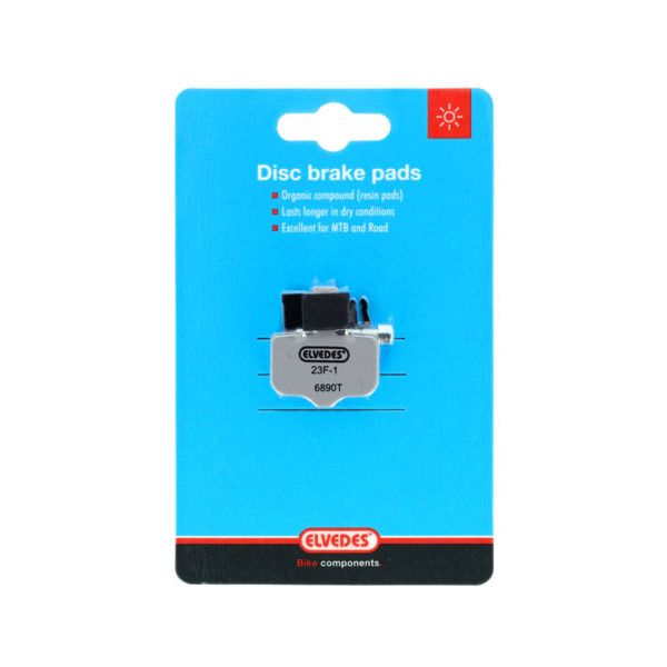 Elvedes schijfremblokset - avid - organische compound (resin) - 1 paar