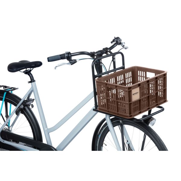 Basil fietskrat S - klein - 17.5 liter - bruin